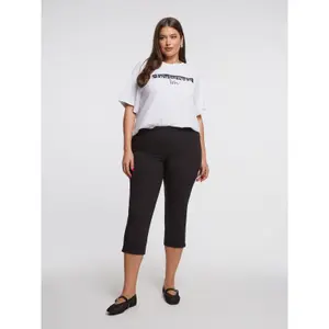 Women's Capri Jogging Trousers Mat Fashion Basic image-1
