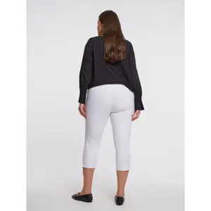 Women's Capri Jogging Trousers Mat Fashion Basic image-2
