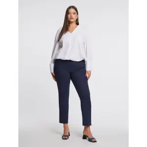 Women's Trousers Mat Fashion Basic Slim image-1