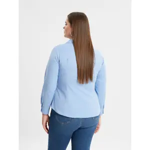 Women's long sleeve shirt Mat Fashion Basic image-3
