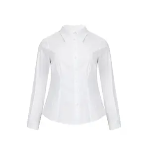 Women's long sleeve shirt Mat Fashion Basic image-0