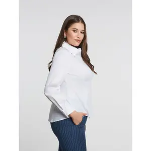 Women's long sleeve shirt Mat Fashion Basic image-3