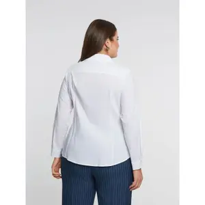 Women's long sleeve shirt Mat Fashion Basic image-2