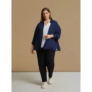 Women's Long Sleeve Crepe Shirt Mat Fashion image-3