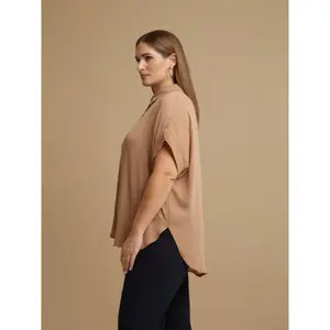 Women's Crepe Shirt Mat Fashion image-4