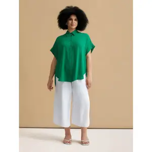 Women's Crepe Shirt Mat Fashion image-1