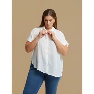 Women's Crepe Shirt Mat Fashion image-2