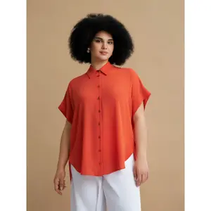 Women's Crepe Shirt Mat Fashion image-2