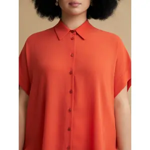 Women's Crepe Shirt Mat Fashion image-4