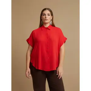 Women's Crepe Shirt Mat Fashion image-2