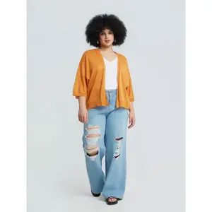 Women's knitted cardigan Mat Fashion Lurex image-2