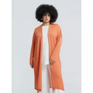 Women's Long Knitted Cardigan Mat Fashion Lurex image-1