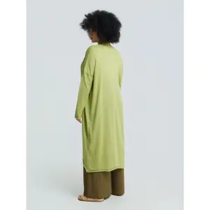 Women's Long Knitted Cardigan Mat Fashion Lurex image-3