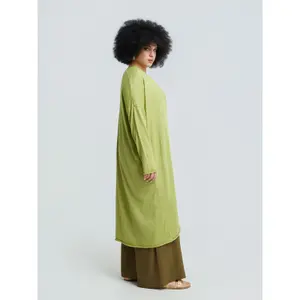 Women's Long Knitted Cardigan Mat Fashion Lurex image-4