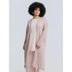 Women's Long Knitted Cardigan Mat Fashion Lurex image-2