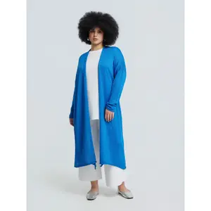 Women's Long Knitted Cardigan Mat Fashion Lurex image-2