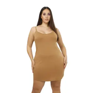 Women's Sleeveless Viscose Dress Mat Fashion Basic image-1
