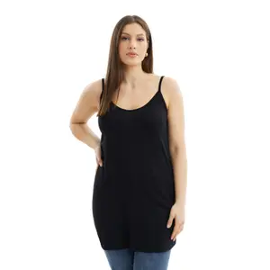 Women's Sleeveless Viscose Dress Mat Fashion Basic image-1