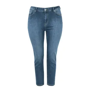 Women’s Slim Fit Jeans Mat Fashion Basic image-0