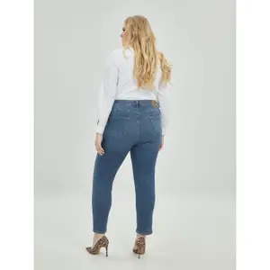 Women’s Slim Fit Jeans Mat Fashion Basic image-3