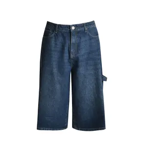 Women's Denim Bermuda Shorts with Utility Details Mat Fashion image-0