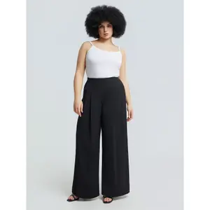 Women's suit Trousers Mat Fashion Wide Leg image-1
