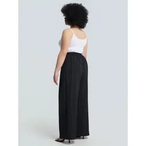 Women's suit Trousers Mat Fashion Wide Leg image-2