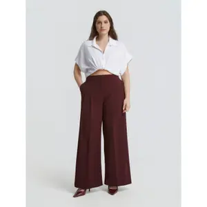 Women's suit Trousers Mat Fashion Wide Leg image-1