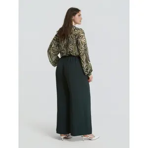 Women's suit Trousers Mat Fashion Wide Leg image-3
