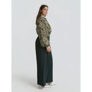 Women's suit Trousers Mat Fashion Wide Leg image-4