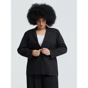 Women’s single-button blazer Mat Fashion image-1