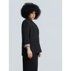 Women’s single-button blazer Mat Fashion image-4