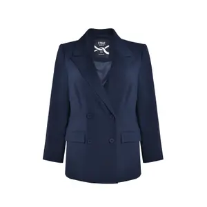 Double-breasted blazer for women Mat Fashion image-0
