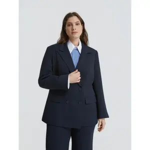 Double-breasted blazer for women Mat Fashion image-2