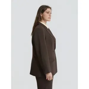 Double-breasted blazer for women Mat Fashion image-3