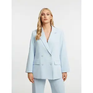 Double-breasted blazer for women Mat Fashion image-3