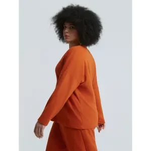 Women's V-neck sweatshirt Mat Fashion image-4