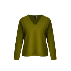 Women's V-neck sweatshirt Mat Fashion image-0