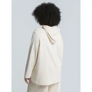 Women's Zip-Up Hoodie with Kangaroo Pocket Mat Fashion image-3