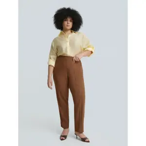 Cigarettebyxa dam Mat Fashion Basic image-1