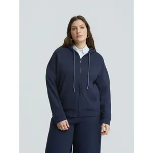 Women's zip-up hoodie Mat Fashion image-1