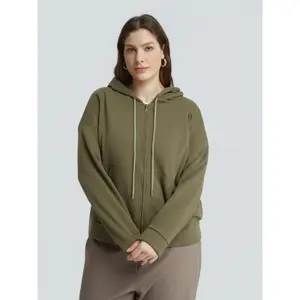 Women's zip-up hoodie Mat Fashion image-1