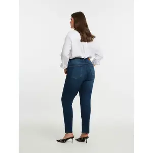Jeans a vita alta da donna Mat Fashion Basic Slim image-3