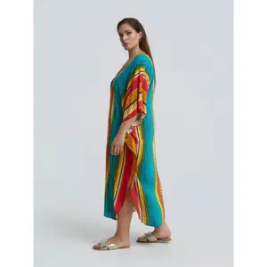 Women's printed dress Mat Fashion Kaftan image-3