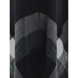 Fringed Poncho Women Mat Fashion Minimal image-1
