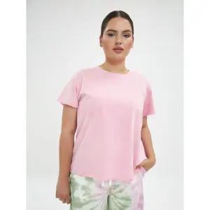 Washed T-shirt for women Mat Fashion image-2