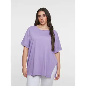 Women's T-shirt Mat Fashion Relaxed image-1