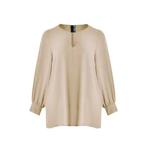 Women's long sleeve chiffon blouse Mat Fashion image-0