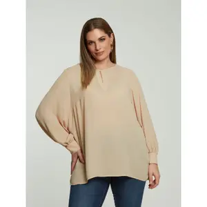 Women's long sleeve chiffon blouse Mat Fashion image-1
