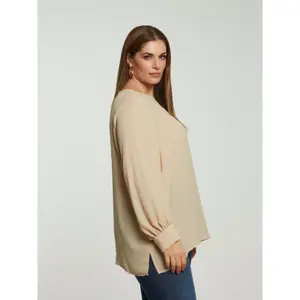 Women's long sleeve chiffon blouse Mat Fashion image-4